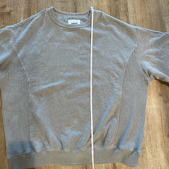 Aerie Tres Chic Sweatshirt NWT Medium Taupe - Picture 8 of 12